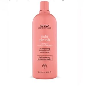 New 1L bottle of Aveda Nutriplensh Shampoo Light Mosture